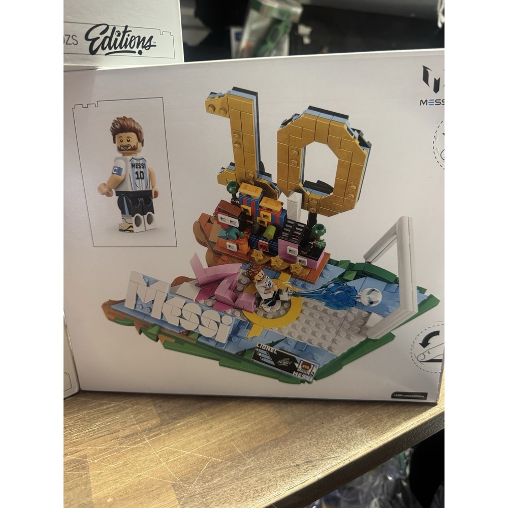 LEGO Kylian Mbapp Soccer Highlights Building Set, Collectible Display with